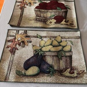 Autumn Harvest Kitchen placemats set of 4